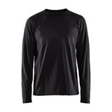 Blaklader Long Sleeve T-shirt - Black - Size: M