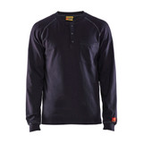 Blaklader FR Henley (13cal) - Navy Blue - Size: XXL