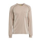 Blaklader FR Light Long Sleeve T-shirt (9.1cal) - Stone - Size: XXXL