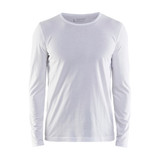 Blaklader Long Sleeve T-shirt - White - Size: M