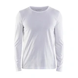 Blaklader Long Sleeve T-shirt - White - Size: S