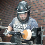 Trend Airshield Pro Full Faceshield, Dust Protector, Battery Powered Air Circulating Mask for Woodworking, AIR/PRO