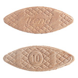 Trend 100pcs Beechwood Joining Biscuits (No. 10) for Woodworking, Joinery, and Furniture Framing, BSC/10/100