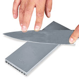 Trend Diamond Sharpening Bench Stone, 6 x 2 Inch, Double Sided (300/1000 Grit) Bench Stone with Cleaning Block & Non-Slip Mat, DWS/W6/FC