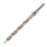 Trend HSS Pocket Hole Jig Drill Bit with Quick Release Hex Shank & Depth Setting Collar, 3/8 Inch, Drill Bit for Hardwoods & Softwoods, PH/DRILL/95Q