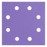 Trend 4-1/2 x 4-1/2 Inch Quarter Sheet Sanding Pads, 60/120/240 Grit, 6 Pack, Film Abrasive with Hook and Loop Fixing for Wood, Paint, Metal, AB/QTR/M6