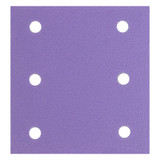 Trend 4-1/2 x 4-1/4 Inch Quarter Sheet Sanding Pads, 60/120/240 Grit, 6 Pack, Film Abrasive for Wood, Paint, Filler, AB/QTR1/M6