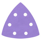 Trend 3-11/16 Inch Delta Sanding Pads for Multi-Tools, 60/120/240 Grit, 6 Pack, Film Abrasive for Tight Area Detail Sanding, AB/OSC/M6