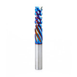 Amana Tool 59174-PLX CNC Solid Carbide Platinum PLX Coated Compression Spiral 3/8 D x 1-1/4 CH x 3/8 SHK x 3 Inch Long 2+6 Flute Router Bit