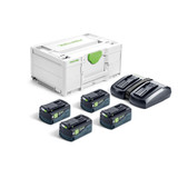 Festool 578675 Energy Set SYS 18V 4xHP5/TCL6DUO