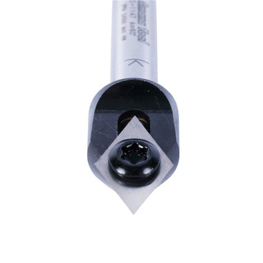 Amana Tool RC-1147 Inserto ranura en V 60 Deg x 21/64 CH x 1/4 Pulgada SHK Fresa CNC