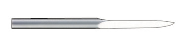 Noga BD5501 D55 Carbide Bi-Directional Mini-Scraper Deburring Blade, 2.5mm W x 50mm L, 60 Deg