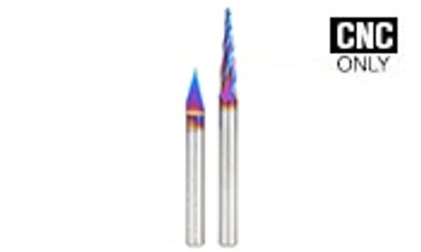3-Pc Solid Carbide Spektra Extreme Tool Life Coated Spiral Router Bit Starter Pack, 1/4 Inch Shank