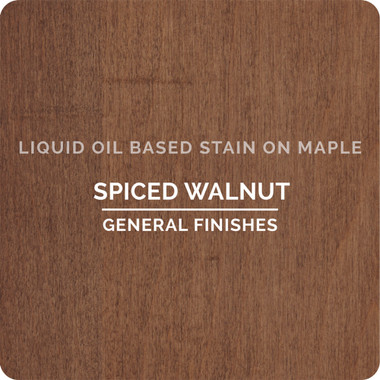 General Finishes Oil Based Wood Stain, Spiced Walnut, 1 Quart
