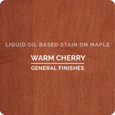 General Finishes Oil Based Wood Stain, Warm Cherry, 1 Quart