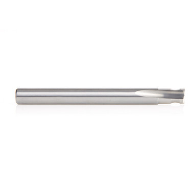 Amana Tool 46481 Solid Carbide O Flute Plastic Edge Rounding 1/4 D x 1/8 R x 3/8 CH x 1/4 Inch SHK Router Bit