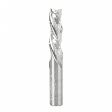 Amana Tool 46234 CNC SC Finisher Spiral Flute 1/2 D x 1-5/8 CH x 1/2 SHK x 3-1/2 Inch Long 3 Flute Down-Cut Router Bit with Chipbreaker