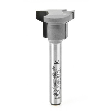 Amana Tool 55386 Carbide Tiroir Verrouillage 3/4 D x 1/2 CH x 1/4 Inch SHK Router Bit