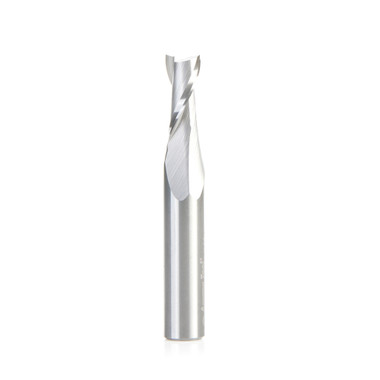 Amana Tool 46063 SC Spiral Plunge 8mm D x 3/4 CH x 3/8 SHK x 2-1/2 Zoll lang 2 Flute Up-Cut Router Bit