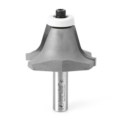 Amana Tool 57130 Carbide Tipped Undermount Bowl Solid Surface 2-1/4 D x 1-1/4 CH x 18 Deg Angle x 1/2 Inch SHK Router Bit