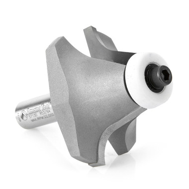 Amana Tool 57130 Carbide Tipped Undermount Bowl Solid Surface 2-1/4 D x 1-1/4 CH x 18 Deg Angle x 1/2 Inch SHK Router Bit