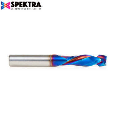 48352-K CNC Solid Carbide Spektra™ Extreme Tool Life Coated Mortise Compression Spiral 8mm Dia x 25mm x 8mm Shank