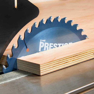 Amana Tool PR1040-30C Prestige 10 Inch D 40T ATB, 18 Deg, 30mm Bore, Non-Stick Coated Circular Saw Blade