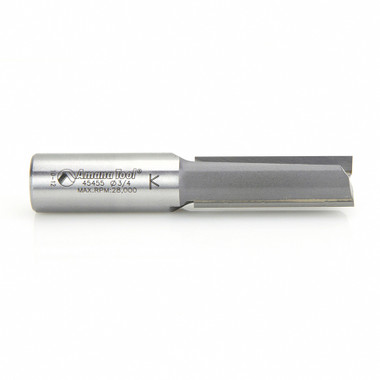 Amana Tool 45455 CNC Carbide Tipped Straight Plunge High Production 3/4 D x 2 Inch CH x 3/4 SHK R/H Router Bit
