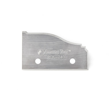 Amana Tool RCK-240 Solid Carbide Insert Infinity System Replacement Knife 50 x 30.5 x 2mm Profile 5 - Sold as Pair.