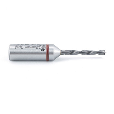 Amana Tool 301003 Fresa de metal duro L/H 3mm D x 57mm Largo x 10mm SHK