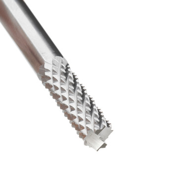 Amana Tool 46110-M Abrasivo Tipo Plunge Patrón Diamantado, Corte Compuesto 6mm D x 19mm CH x 6mm SHK x 50mm Largo Fresa