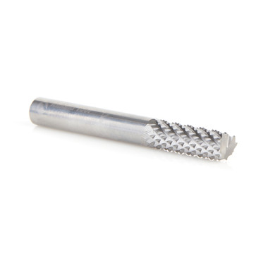 Amana Tool 46110-M Abrasivo Tipo Plunge Patrón Diamantado, Corte Compuesto 6mm D x 19mm CH x 6mm SHK x 50mm Largo Fresa
