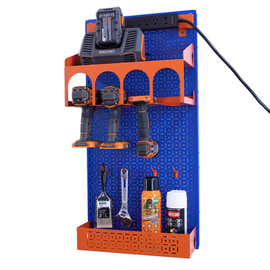 OmniWall Power Tool Kit- Panel Color: Blue Accessory Color: Orange