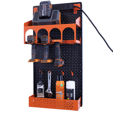 OmniWall Power Tool Kit- Panel Color: Black Accessory Color: Orange
