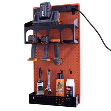 OmniWall Power Tool Kit- Panel Color: Orange Accessory Color: Black