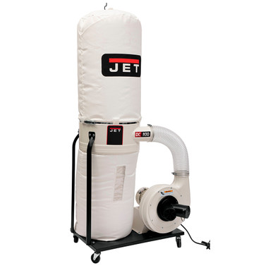 Jet 708657K DC-1100VX-BK Dust Collector, 1.5HP 1PH 115/230V, 30-Micron Bag Filter Kit