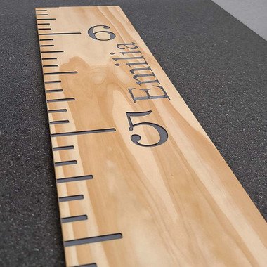 Growth Chart CNC Plans, Downloadable and Customizable