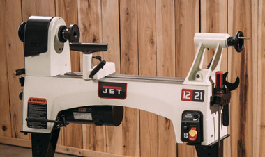 Jet 719200 JWL-1221VS 12 Inch x 21 Inch Variable Speed Wood Lathe, 1HP, 115V