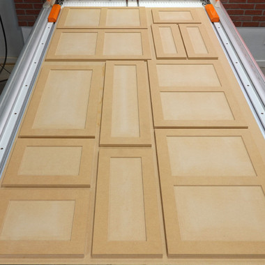 Juego de fresas CNC de 4 piezas para puertas de madera MDF simulada, de metal duro y macizo, con vástago de 1/4 y 1/2 pulgadas toolstoday