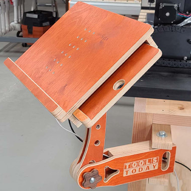 CNC Laptop Stand Plans, Downloadable and Customizable by ToolsToday