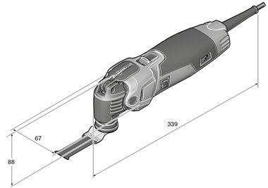 FEIN 72296769090 MultiMaster MM500 Plus Basic Set, Corded Oscillating Multi-Tool