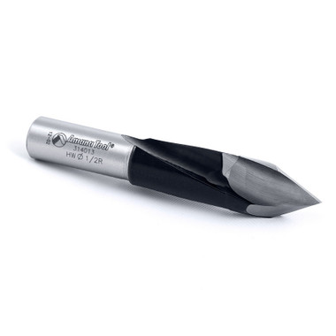 Amana Tool 314013 Carbide Tipped Through-Hole Boring Bit R/H 1/2 D x 70mm Long x 10mm SHK