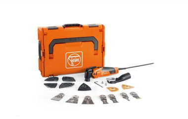 Fein MultiMaster MM 500 Plus Top Oscillating MultiTool Set with QuickIn, Anti-Vibration System - 350 W, StarlockPlus Tool Mount