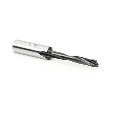 Amana Tool 204055 Carbide Tipped Brad Point Boring Bit R/H 5.5mm D x 70mm Long x 10mm SHK