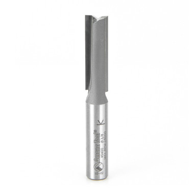 Amana Tool 45400 Carbide Tipped Straight Plunge High Production 3/8 D x 1-1/4 CH x 3/8 SHK Router Bit