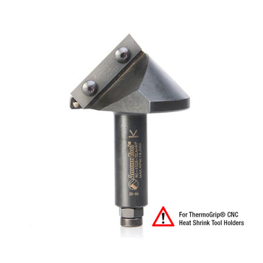 RC-1028-TG CNC-Einsatz V-Nut 91 Grad x 1-5/16 x 3/4 Schaft für ThermoGrip