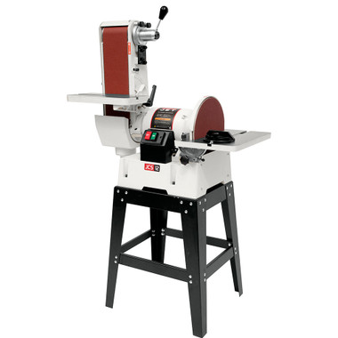 Jet 708599K JSG-6DCK, 6 Inch x 48 Inch Belt / 12 Inch Disc Sander with Open Stand, 1.5HP 1PH 115/230V