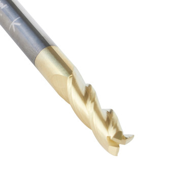 CNC Square Axmill, Aluminium Cutting Solid Carbide ZrN Coated 3-Flute Up-Cut Router Bits