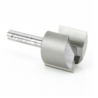 Amana Tool 45236 Carbide Tipped Straight Plunge High Production 1 D x 3/4 CH x 1/4 SHK x 2 Inch Long Router Bit