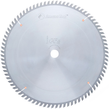 Amana Tool 614841 Hartmetallbestücktes Universal-Sägeblatt 14 Zoll D x 84T TCG, 10 Grad, 1 Bohrung, Kreissägeblatt